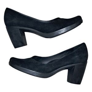 Dansko Tuttie Prof Leather Suede Preppy Minimalist Slip On Pump Shoes S 39.5 9.5